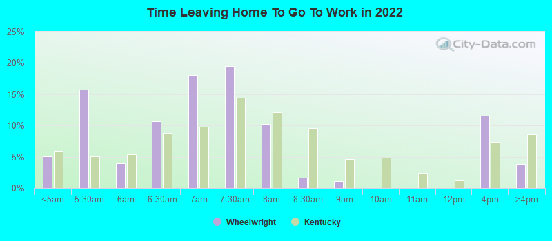 Time Leaving Home To Go To Work in 2022