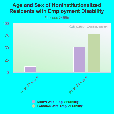 Age and Sex of Noninstitutionalized Residents with Employment Disability