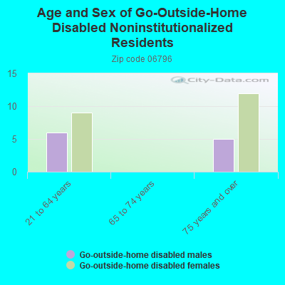 Age and Sex of Go-Outside-Home Disabled Noninstitutionalized Residents