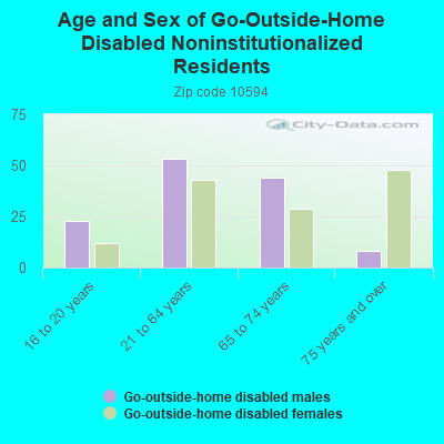 Age and Sex of Go-Outside-Home Disabled Noninstitutionalized Residents