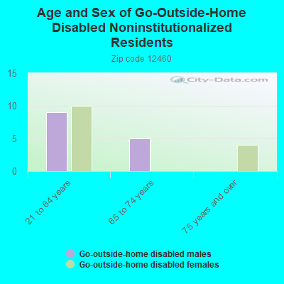 Age and Sex of Go-Outside-Home Disabled Noninstitutionalized Residents