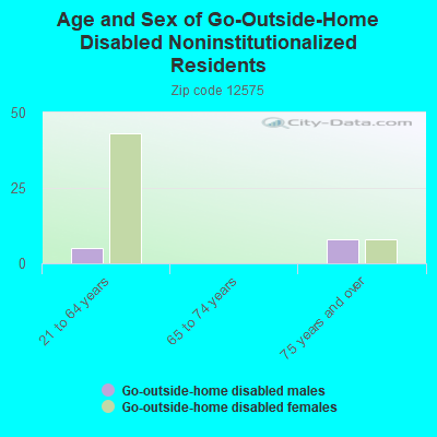 Age and Sex of Go-Outside-Home Disabled Noninstitutionalized Residents