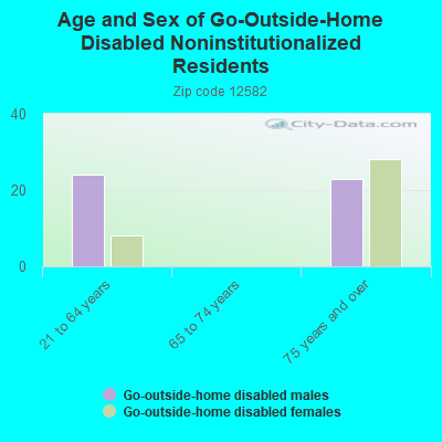 Age and Sex of Go-Outside-Home Disabled Noninstitutionalized Residents