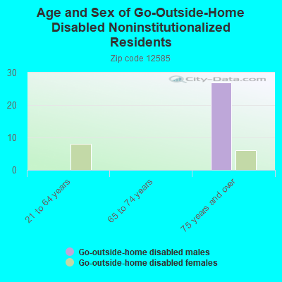 Age and Sex of Go-Outside-Home Disabled Noninstitutionalized Residents