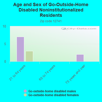 Age and Sex of Go-Outside-Home Disabled Noninstitutionalized Residents