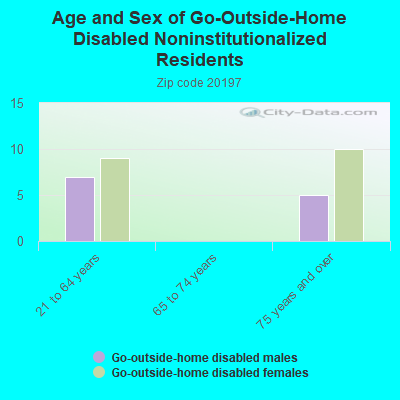 Age and Sex of Go-Outside-Home Disabled Noninstitutionalized Residents