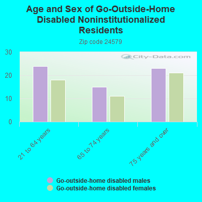 Age and Sex of Go-Outside-Home Disabled Noninstitutionalized Residents