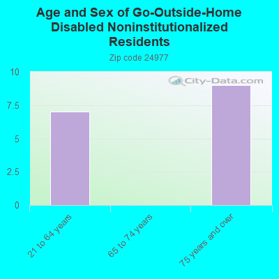 Age and Sex of Go-Outside-Home Disabled Noninstitutionalized Residents