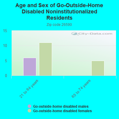 Age and Sex of Go-Outside-Home Disabled Noninstitutionalized Residents