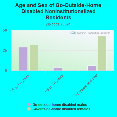 Age and Sex of Go-Outside-Home Disabled Noninstitutionalized Residents