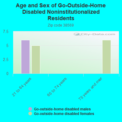 Age and Sex of Go-Outside-Home Disabled Noninstitutionalized Residents