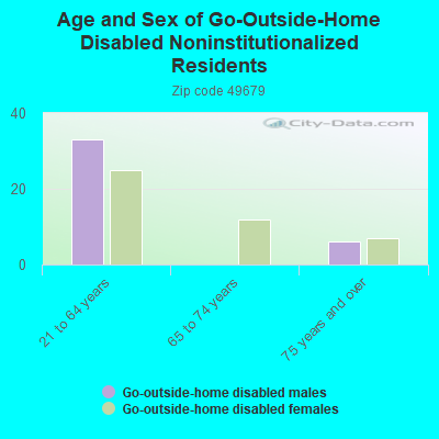 Age and Sex of Go-Outside-Home Disabled Noninstitutionalized Residents