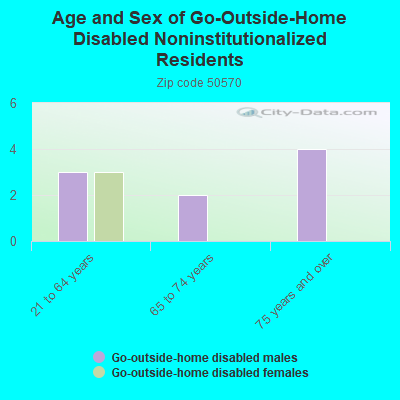 Age and Sex of Go-Outside-Home Disabled Noninstitutionalized Residents