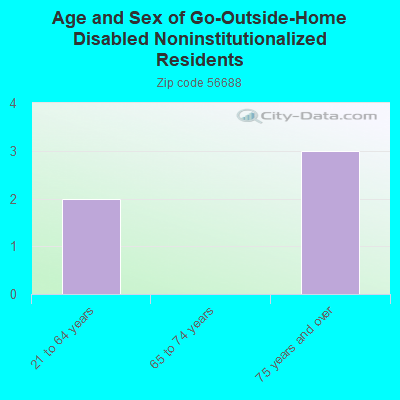 Age and Sex of Go-Outside-Home Disabled Noninstitutionalized Residents