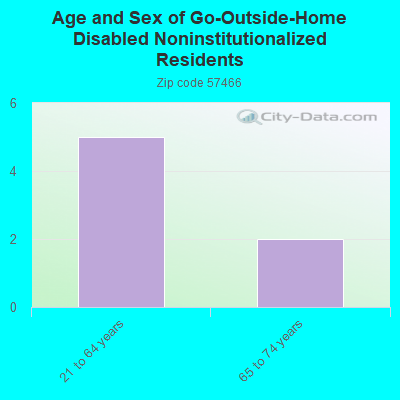 Age and Sex of Go-Outside-Home Disabled Noninstitutionalized Residents