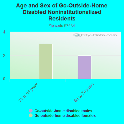 Age and Sex of Go-Outside-Home Disabled Noninstitutionalized Residents