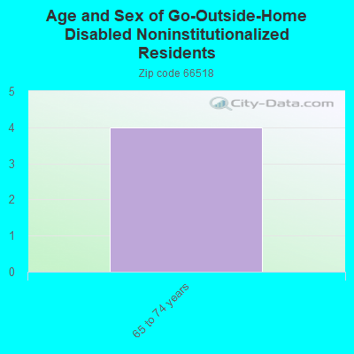 Age and Sex of Go-Outside-Home Disabled Noninstitutionalized Residents