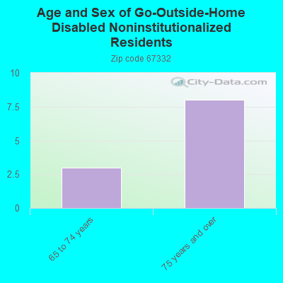 Age and Sex of Go-Outside-Home Disabled Noninstitutionalized Residents