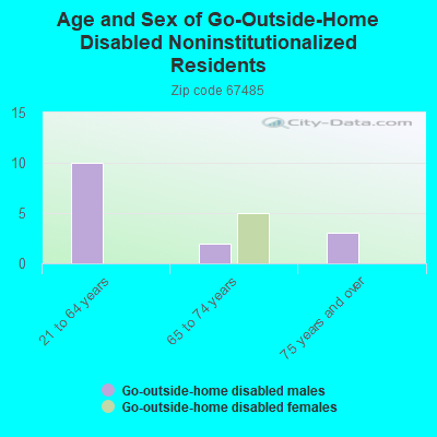 Age and Sex of Go-Outside-Home Disabled Noninstitutionalized Residents