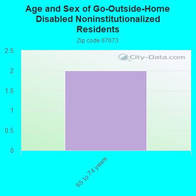 Age and Sex of Go-Outside-Home Disabled Noninstitutionalized Residents