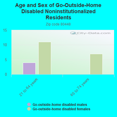 Age and Sex of Go-Outside-Home Disabled Noninstitutionalized Residents