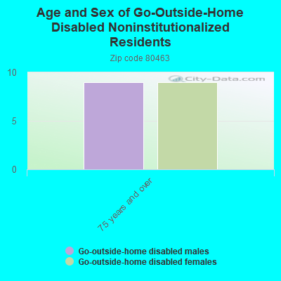 Age and Sex of Go-Outside-Home Disabled Noninstitutionalized Residents