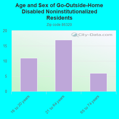 Age and Sex of Go-Outside-Home Disabled Noninstitutionalized Residents