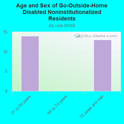 Age and Sex of Go-Outside-Home Disabled Noninstitutionalized Residents