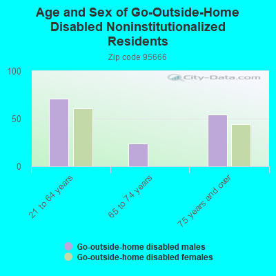 Age and Sex of Go-Outside-Home Disabled Noninstitutionalized Residents