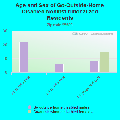 Age and Sex of Go-Outside-Home Disabled Noninstitutionalized Residents