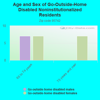 Age and Sex of Go-Outside-Home Disabled Noninstitutionalized Residents