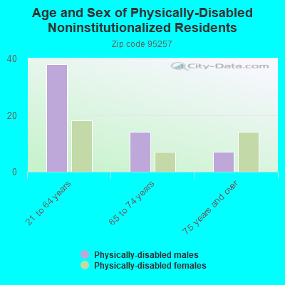 Age and Sex of Physically-Disabled Noninstitutionalized Residents