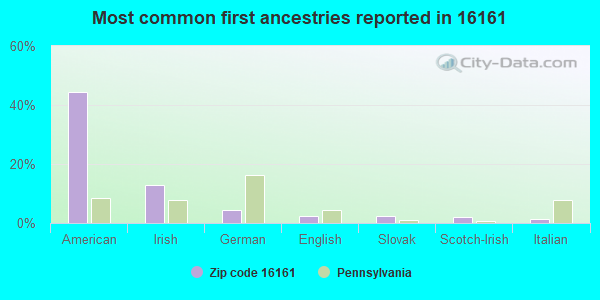 Most common first ancestries reported in 16161