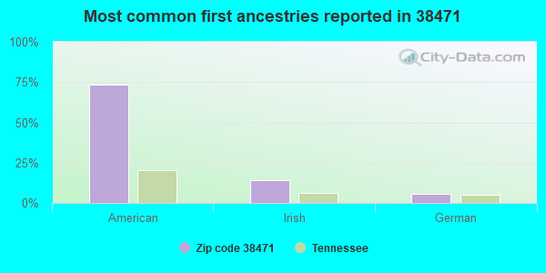 Most common first ancestries reported in 38471