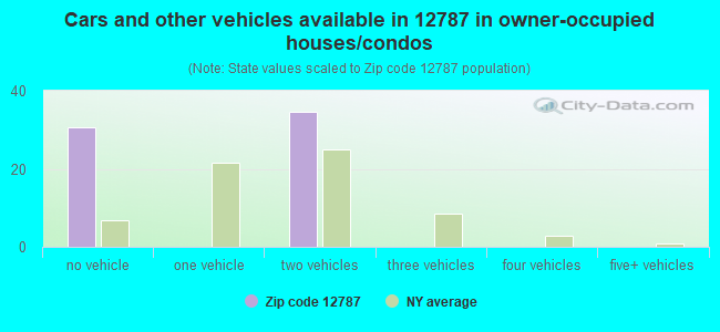 Cars and other vehicles available in 12787 in owner-occupied houses/condos