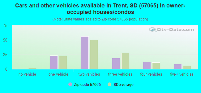 Cars and other vehicles available in Trent, SD (57065) in owner-occupied houses/condos