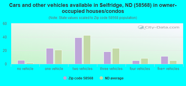 Cars and other vehicles available in Selfridge, ND (58568) in owner-occupied houses/condos