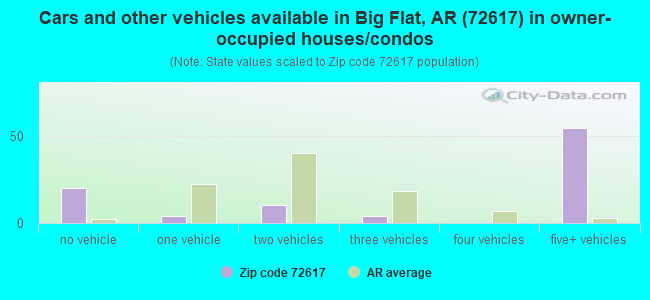 Cars and other vehicles available in Big Flat, AR (72617) in owner-occupied houses/condos