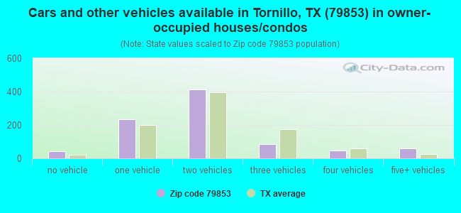 Cars and other vehicles available in Tornillo, TX (79853) in owner-occupied houses/condos