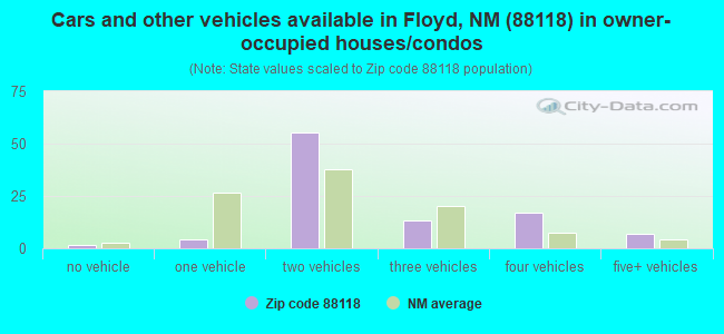 Cars and other vehicles available in Floyd, NM (88118) in owner-occupied houses/condos