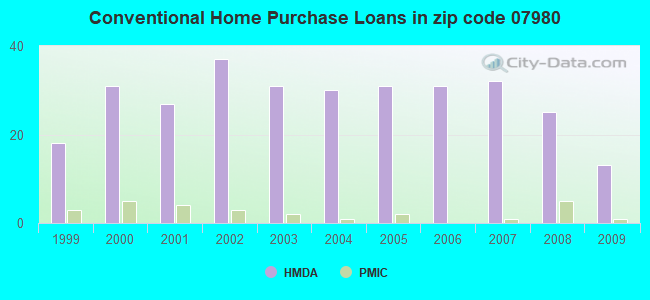 Conventional Home Purchase Loans in zip code 07980