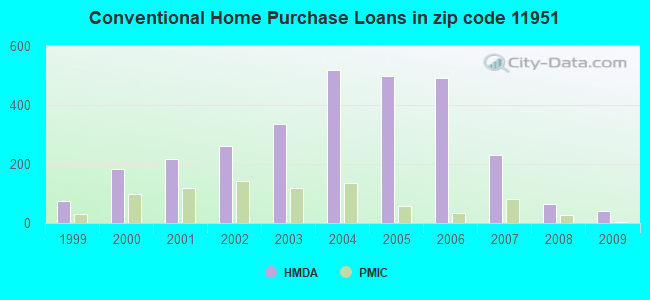 Conventional Home Purchase Loans in zip code 11951