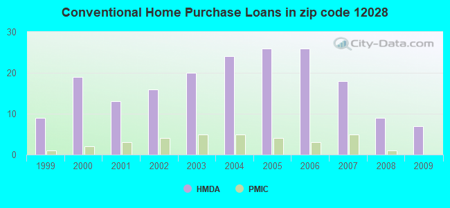 Conventional Home Purchase Loans in zip code 12028