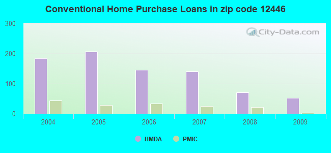 Conventional Home Purchase Loans in zip code 12446