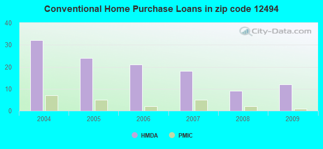 Conventional Home Purchase Loans in zip code 12494