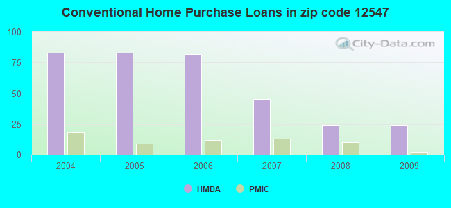 Conventional Home Purchase Loans in zip code 12547