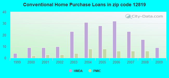 Conventional Home Purchase Loans in zip code 12819