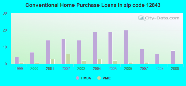 Conventional Home Purchase Loans in zip code 12843