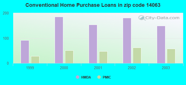 Conventional Home Purchase Loans in zip code 14063