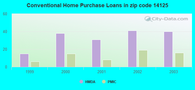 Conventional Home Purchase Loans in zip code 14125